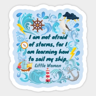 Little Women - Not Afraid Sticker